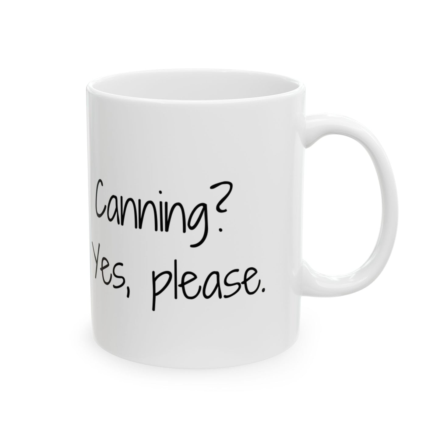 Harvest Guard Reusable Canning Lids Ceramic Mug - Canning? Yes, please.