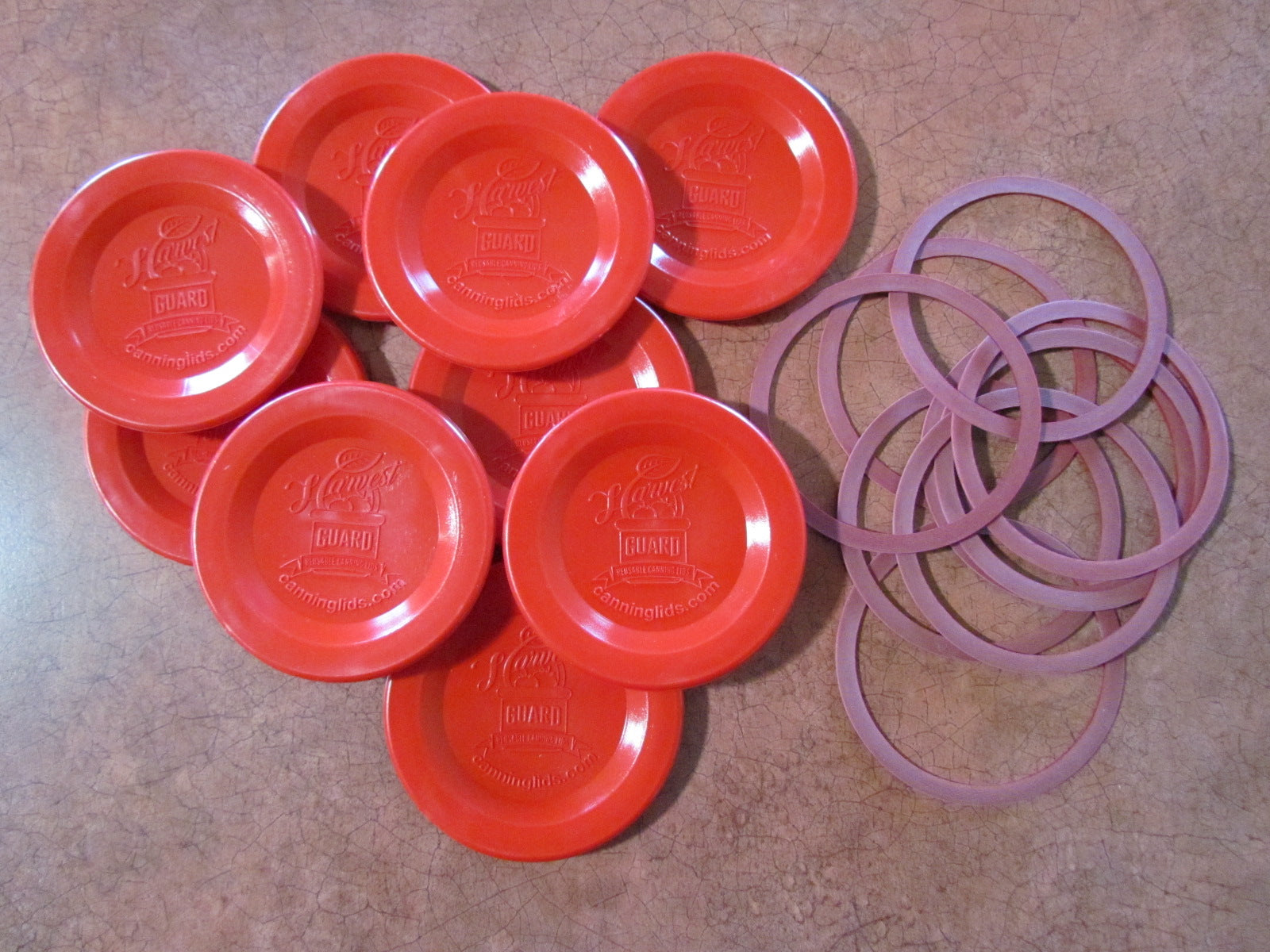RED Starter Pack 30 Piece Mix - Regular and Wide Mouth RED Lids & Gaskets (15 each size) image 0