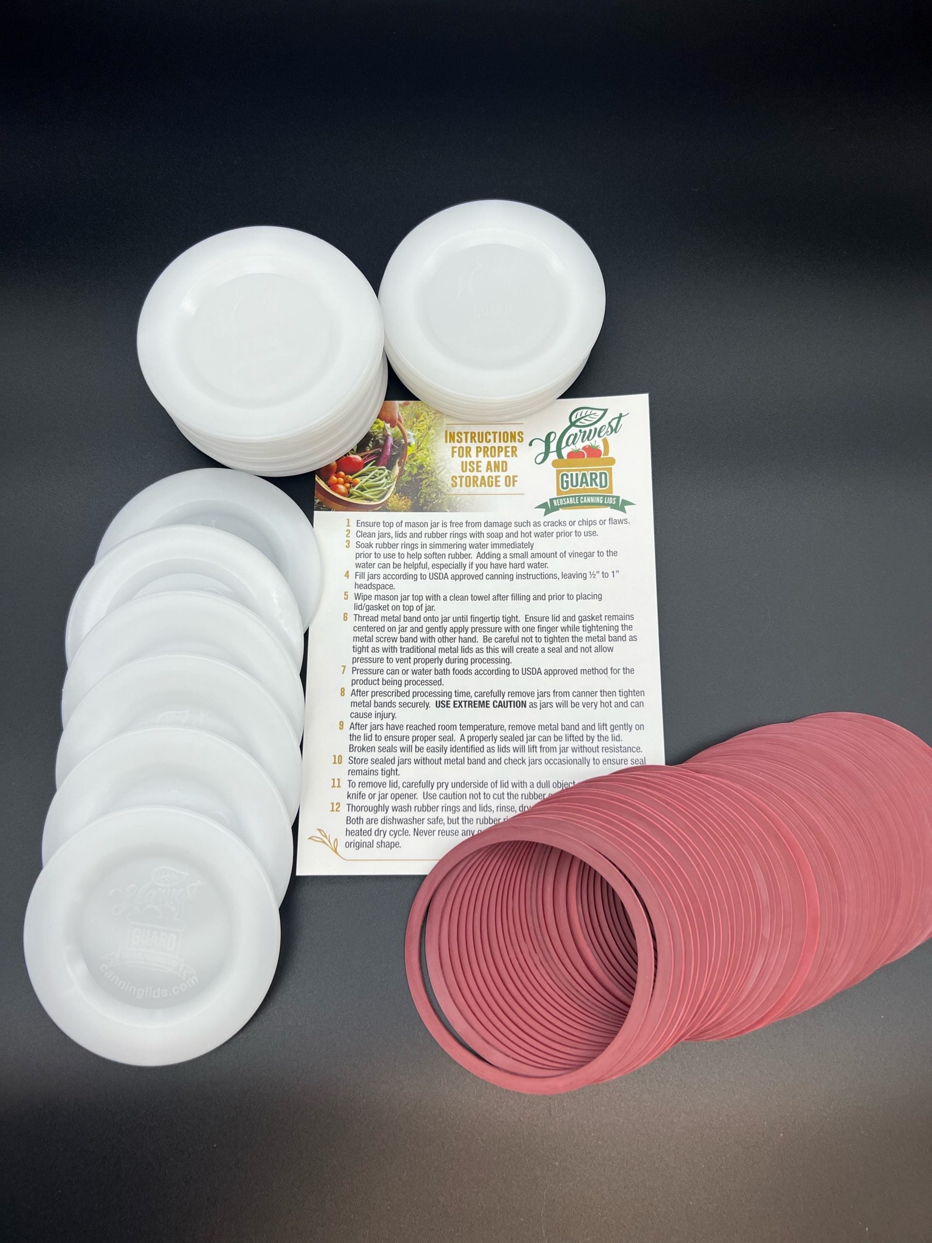 Wide Mouth Lids & Gaskets (1,000 lids) image 0