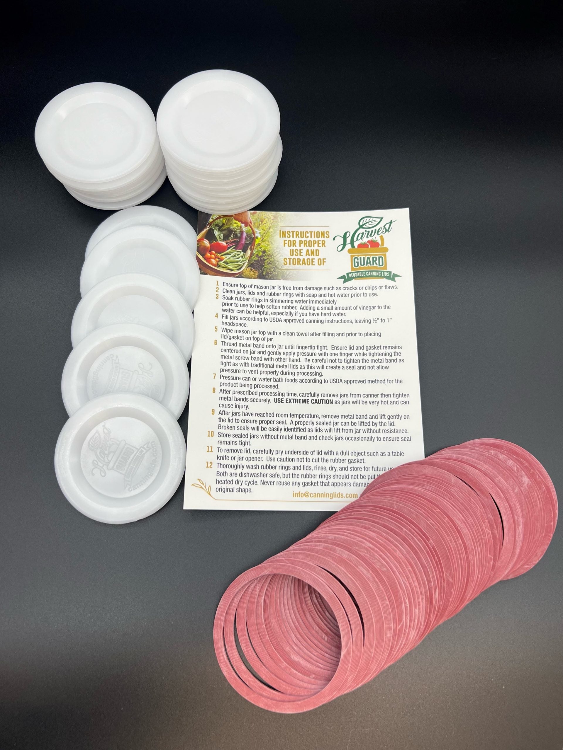 Regular Mouth Lids & Gaskets (500 lids) image 0